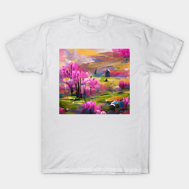 Colors of Spring T-Shirt by Mihadom